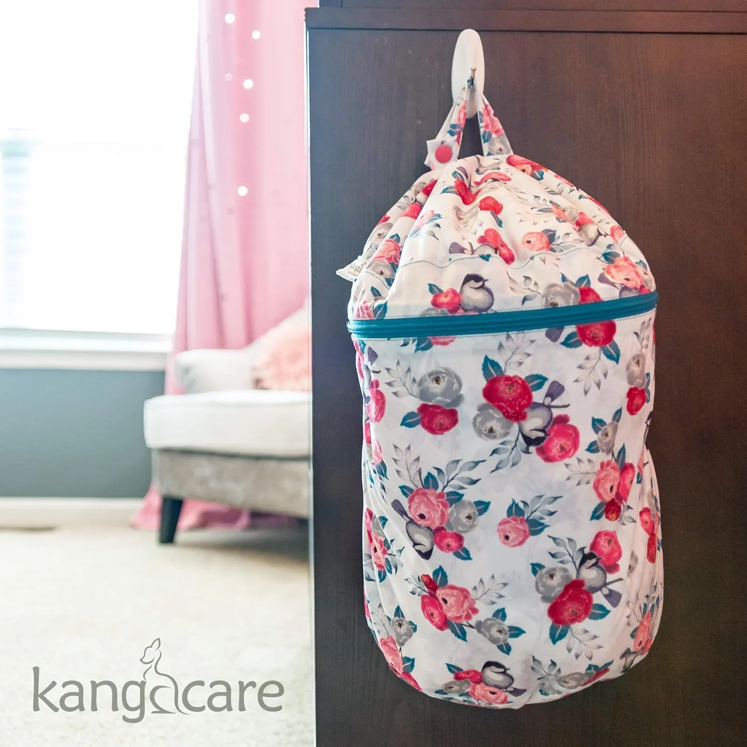 Kanga Care Wet Bag Seam Sealed Waterproof 3D Dimensional for Baby Cloth Diapers, Travel, Beach, Pool, Gym, Swim | Thunder Puff