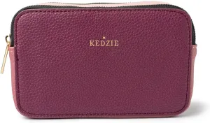 KEDZIE Color Pop Modernist Vegan Leather Crossbody Shoulder Compact Camera Shape Bag For Women With Adjustable Strap