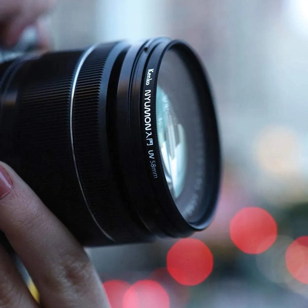 Kenko Nyumon Slim Ring 82mm UV Multi-Coated (MC) Filter, Black, compact (228249)