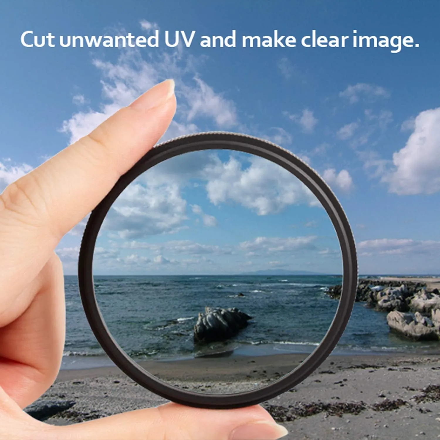 Kenko Nyumon Slim Ring 82mm UV Multi-Coated (MC) Filter, Black, compact (228249)