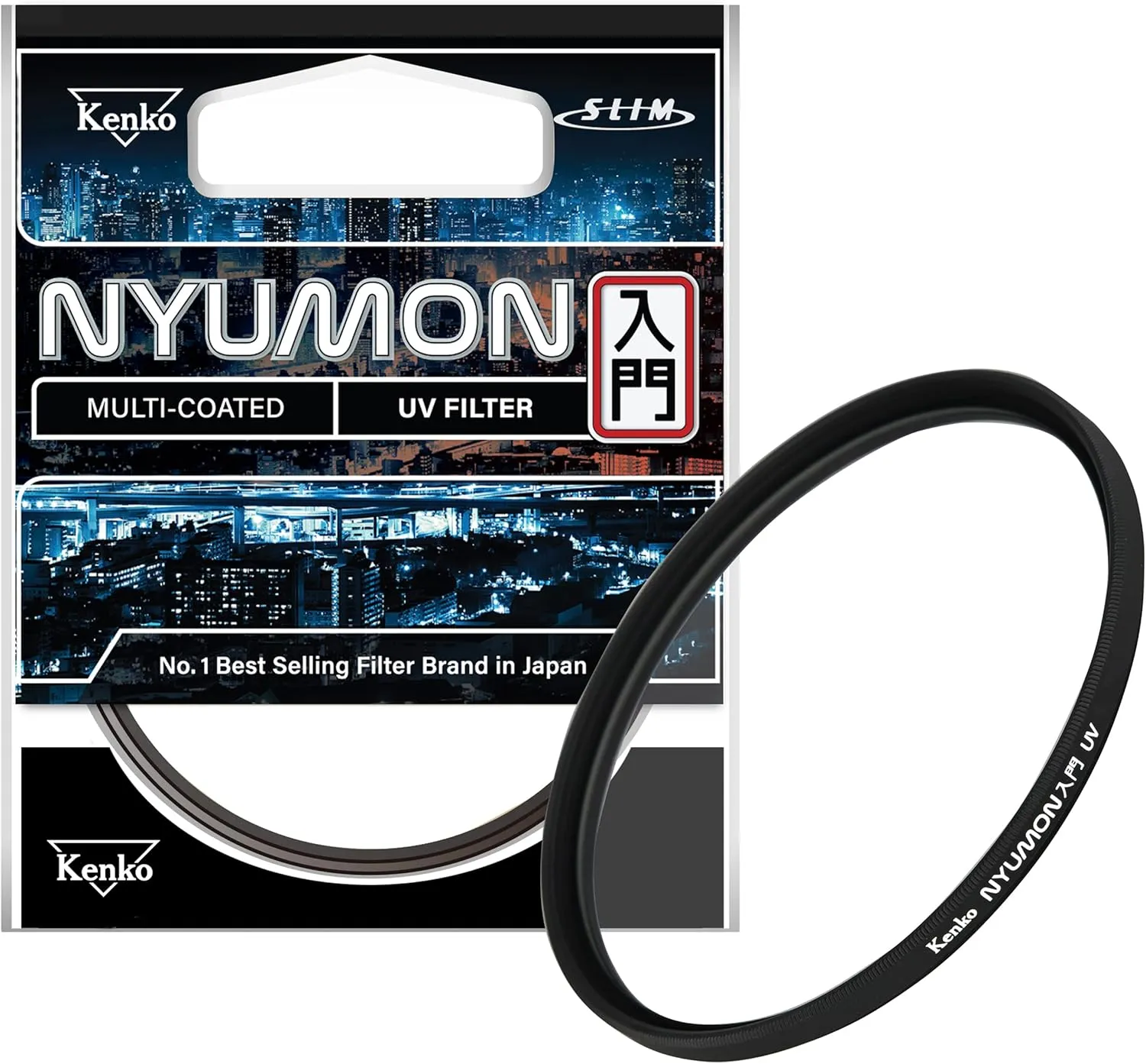 Kenko Nyumon Slim Ring 82mm UV Multi-Coated (MC) Filter, Black, compact (228249)