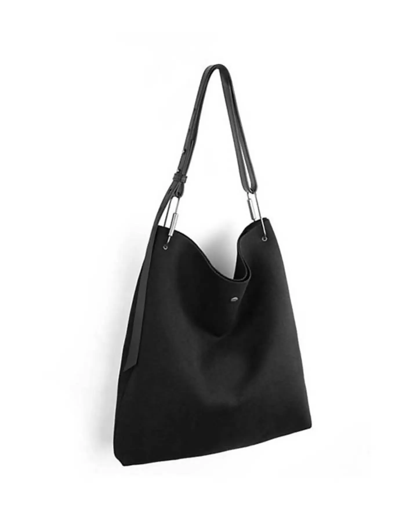 Knitting lsosceles Triangle Hobo Bag
