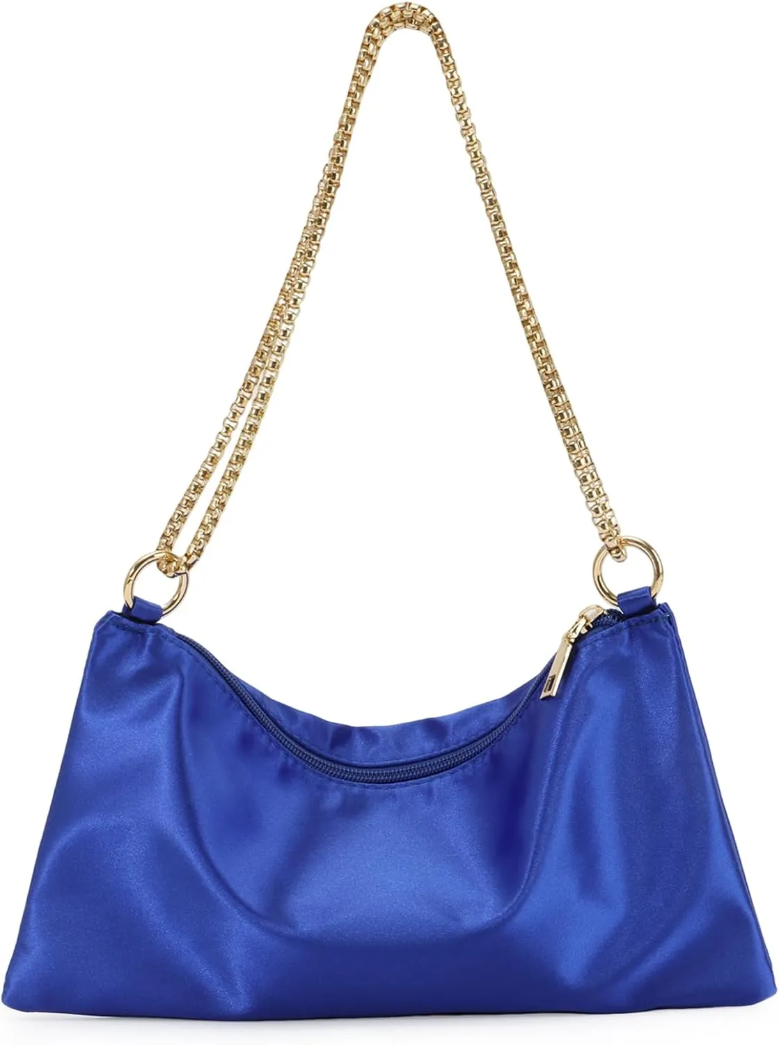 Lanpet Women's Satin Evening Bag Sparkly Clutch Purse Handbag Shoulder Bag for Party Prom Club Wedding