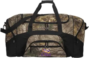 Large Camo LSU Duffel Bag Or Camo LSU Gym Bag or Travel Suitcase