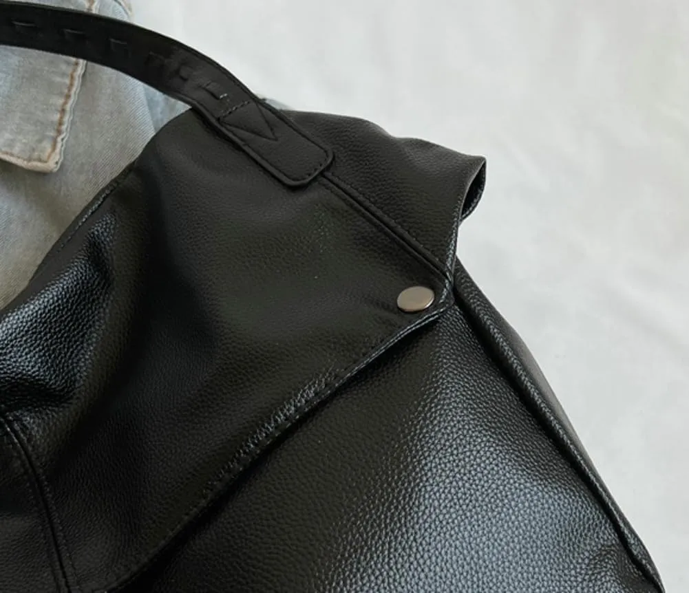 Large Tote Bag Women PU Leather Shoulder Bags Trendy Hobo Purses and Handbags with Adjustable Shoulder Strap 2025