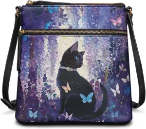 Leather Purses for Women, Leather Hobo Bags for Women Vintage Travel Sling Purse Multi Pockets Shoulder Bag