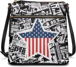 Leather Purses for Women, Leather Hobo Bags for Women Vintage Travel Sling Purse Multi Pockets Shoulder Bag
