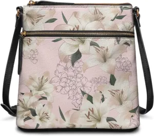Leather Purses for Women, Leather Hobo Bags for Women Vintage Travel Sling Purse Multi Pockets Shoulder Bag