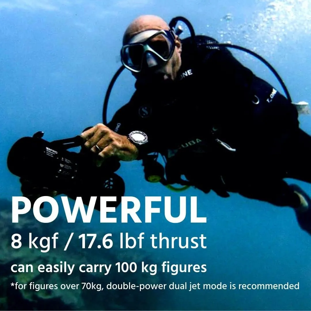 LEFEET S1 PRO Underwater Scooter | High-Performance Modular Sea Scooter, Max Speed：6.48 km/h, with Action Camera Mount，40M Depth Suitable for Water Sports Diving, Snorkeling, Pool and Freediving