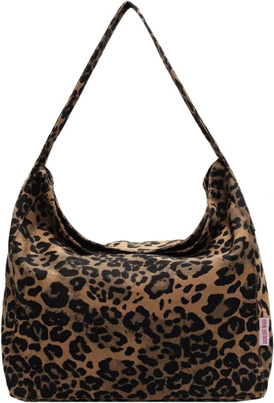 Leopard Purse Hobo Cheetah Print Trendy Casual Shoulder Bag for Daily Use Large Capacity Tote for Women