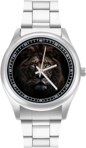 Lion Beast in The Dark Fashion Classic Wrist Watches for Men Casual Business Dress Watch Unisex