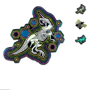 Lost Dino V2 Rainbow Glow Pin