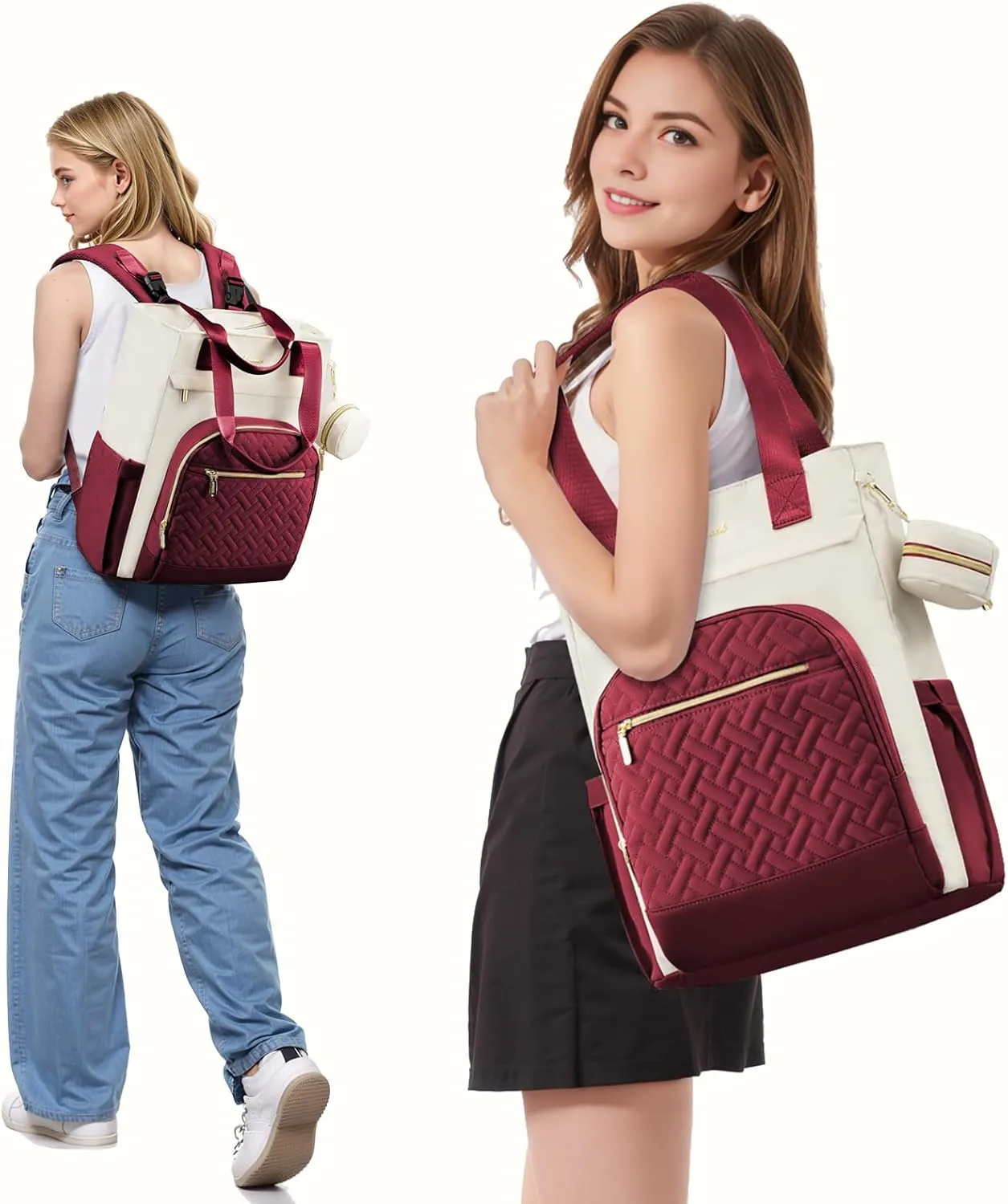 LOVEVOOK Diaper Bag Backpack, Baby Bag for Mom with Changing Pad Pacifier Case,Waterproof Trave Baby Girl/Boy Diaper Bag Tote