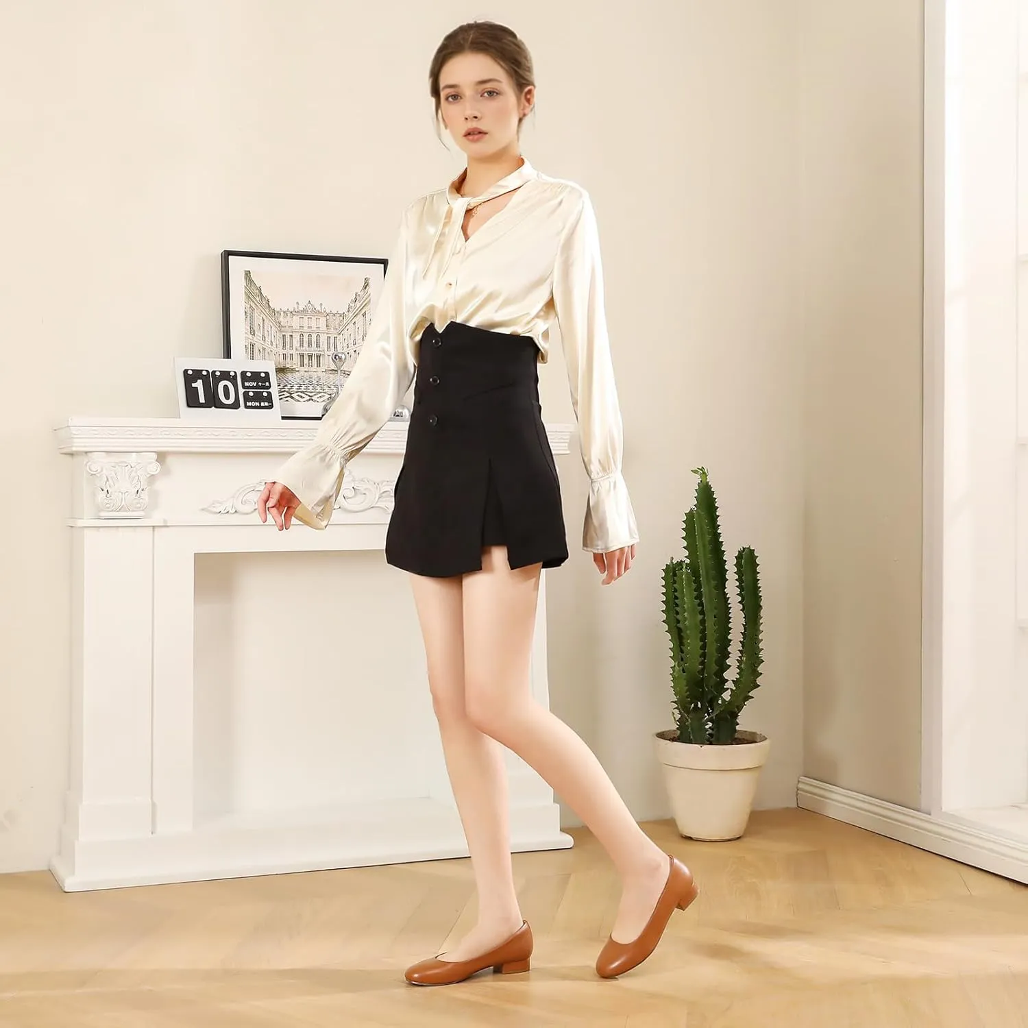 Low Heel Dress Shoes for Women Pumps Business Casual Office Shoes