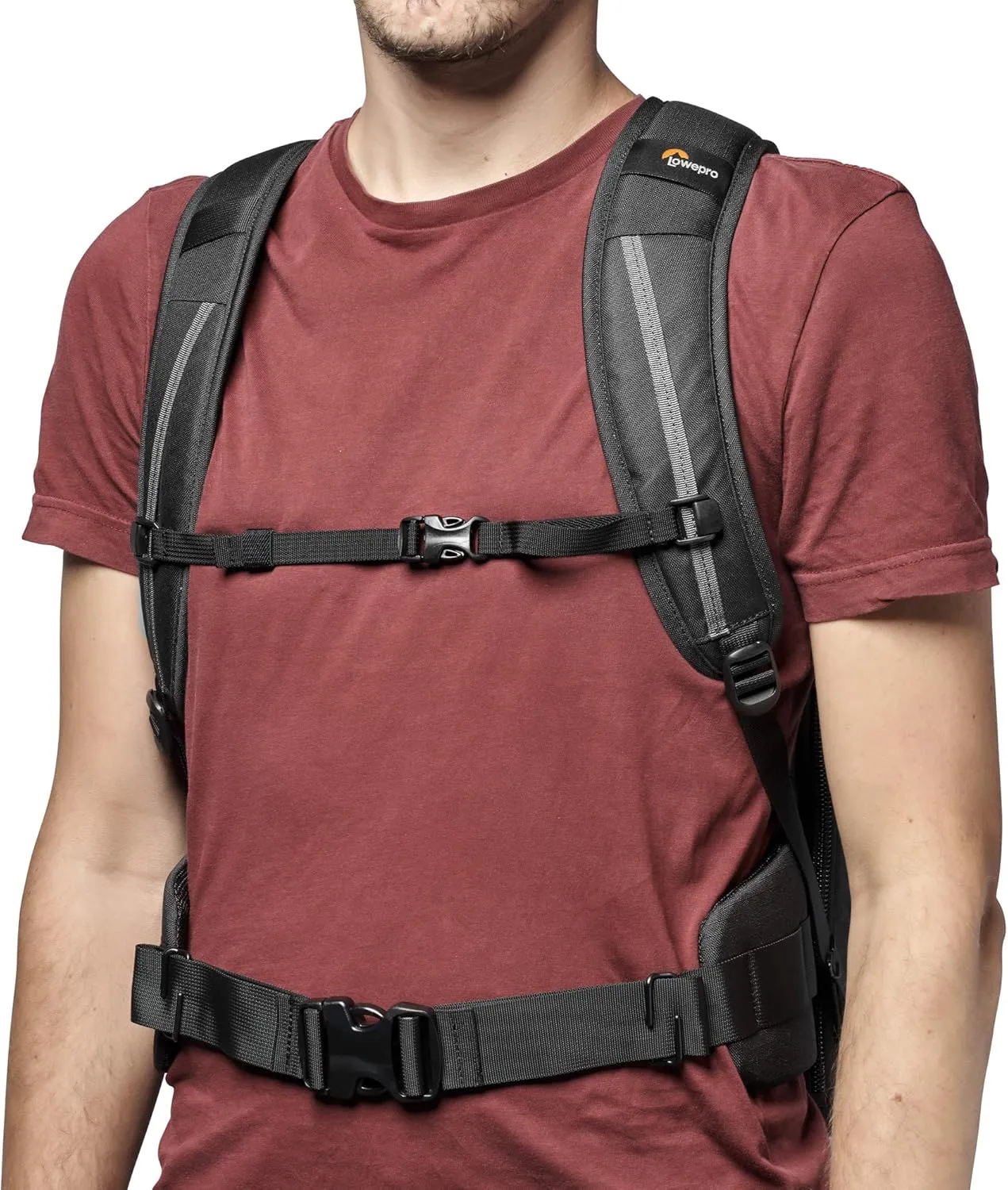 Lowepro Flipside BP 400 AW III Mirrorless and DSLR Camera Backpack - Black - with Rear Access - with Side Access - with Adjustable Dividers - for Mirrorless Like Sony α7 - LP37352-PWW