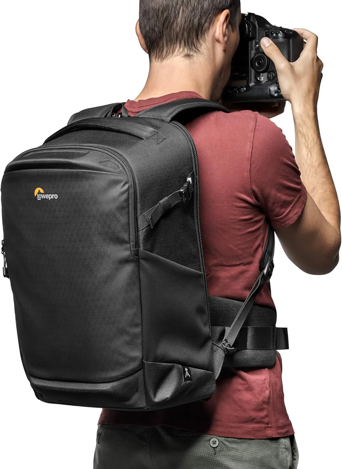 Lowepro Flipside BP 400 AW III Mirrorless and DSLR Camera Backpack - Black - with Rear Access - with Side Access - with Adjustable Dividers - for Mirrorless Like Sony α7 - LP37352-PWW