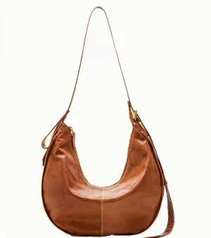 LuxeEase Leather Hobo