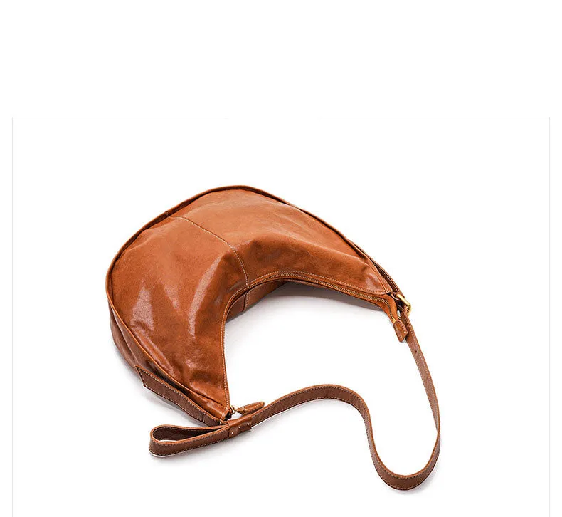 LuxeEase Leather Hobo