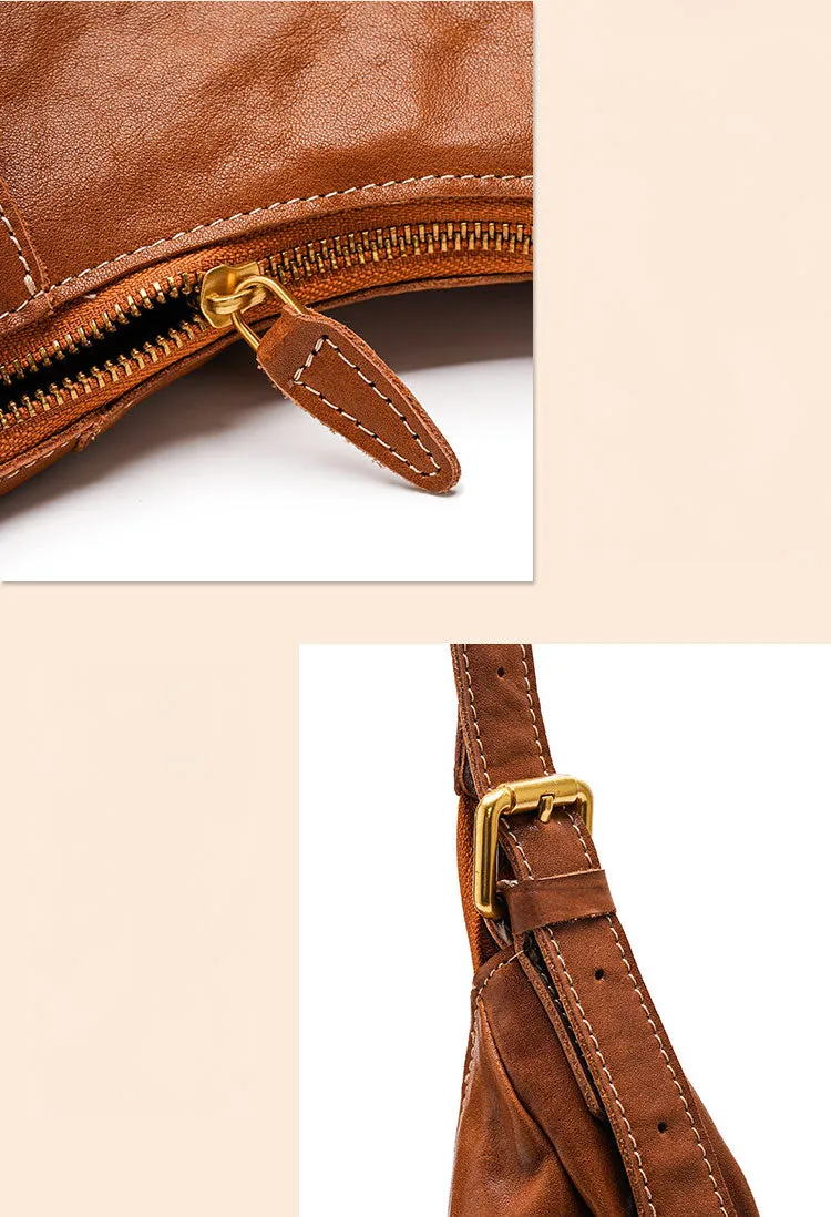 LuxeEase Leather Hobo