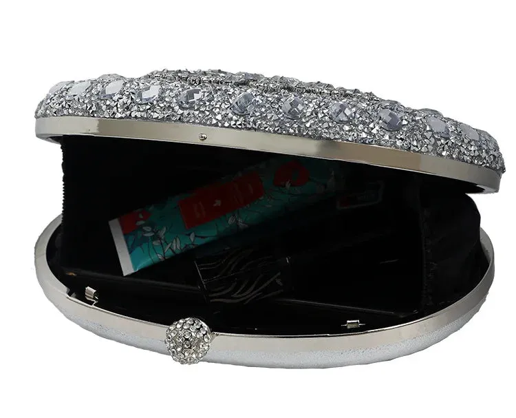 Luxury Crystal Diamond Women’s Clutch – Sparkly Evening Bag for Weddings & Parties