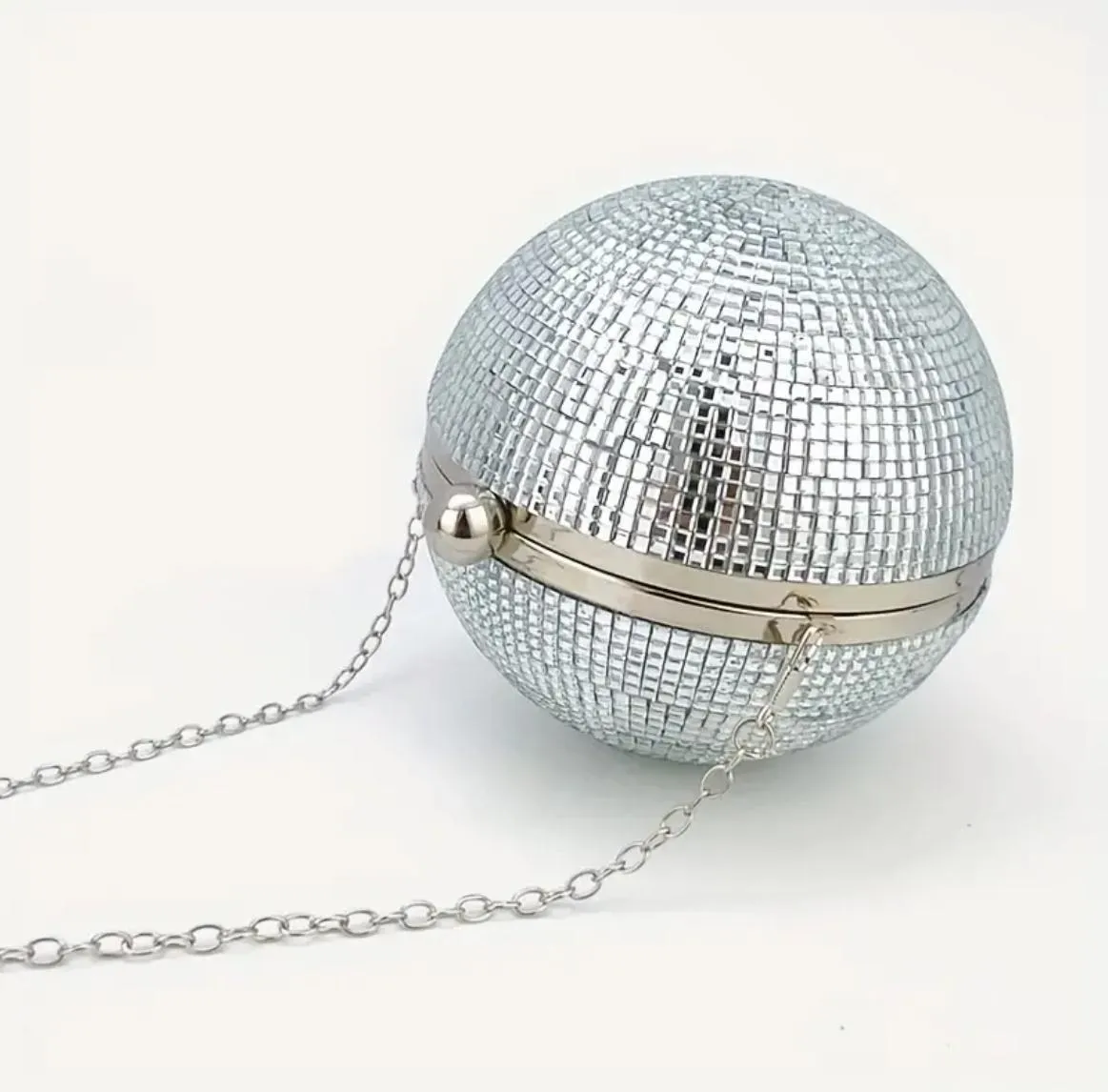 Luxury Glitter Round Clutch