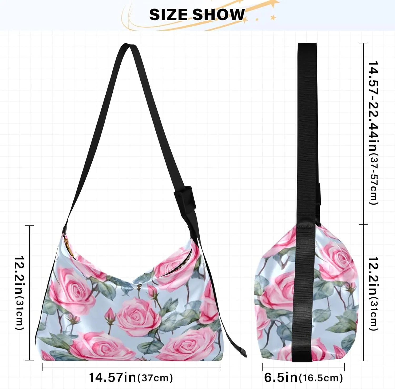 Map of the Tower and Palace Soft Leather Bag, Leather Crossbody Bag, Women's Crossbody Hobo Bag
