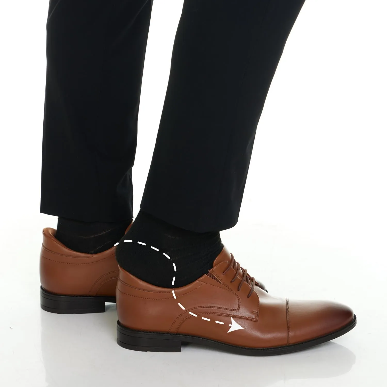 Marc Joseph New York Mens Hands Free Slip On Business Formal Classic Captoe Oxfords Dress Shoes for Men