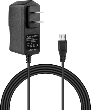 Marg USB Connector Global 5V AC/DC Adapter Replacement for KKMOON 3.5" 3.5in 3.5inch LCD Touch Screen IP Camera Tester CCTV Onvif Monitor 5VDC Switching Power Supply Cord Cable Charger PSU