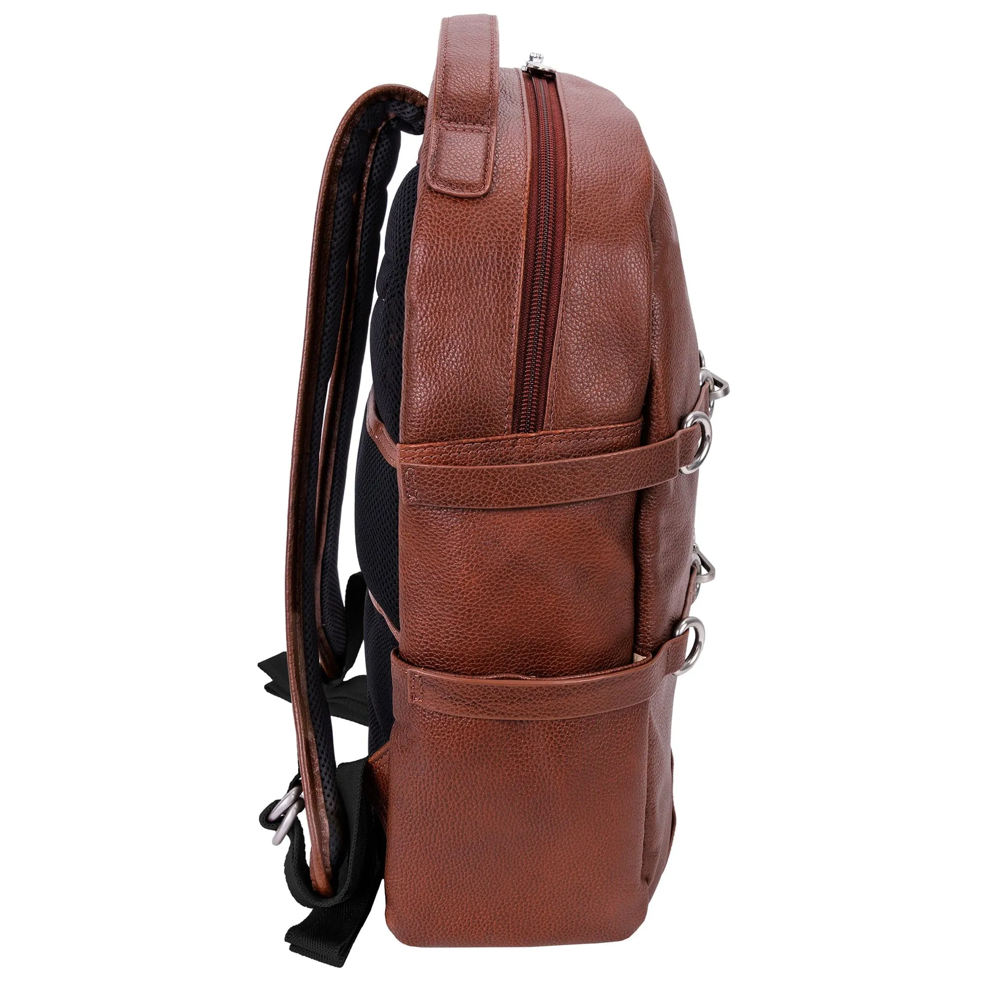McKlein U Series Oakland 15" Business Casual Laptop and Tablet Leather Backpack