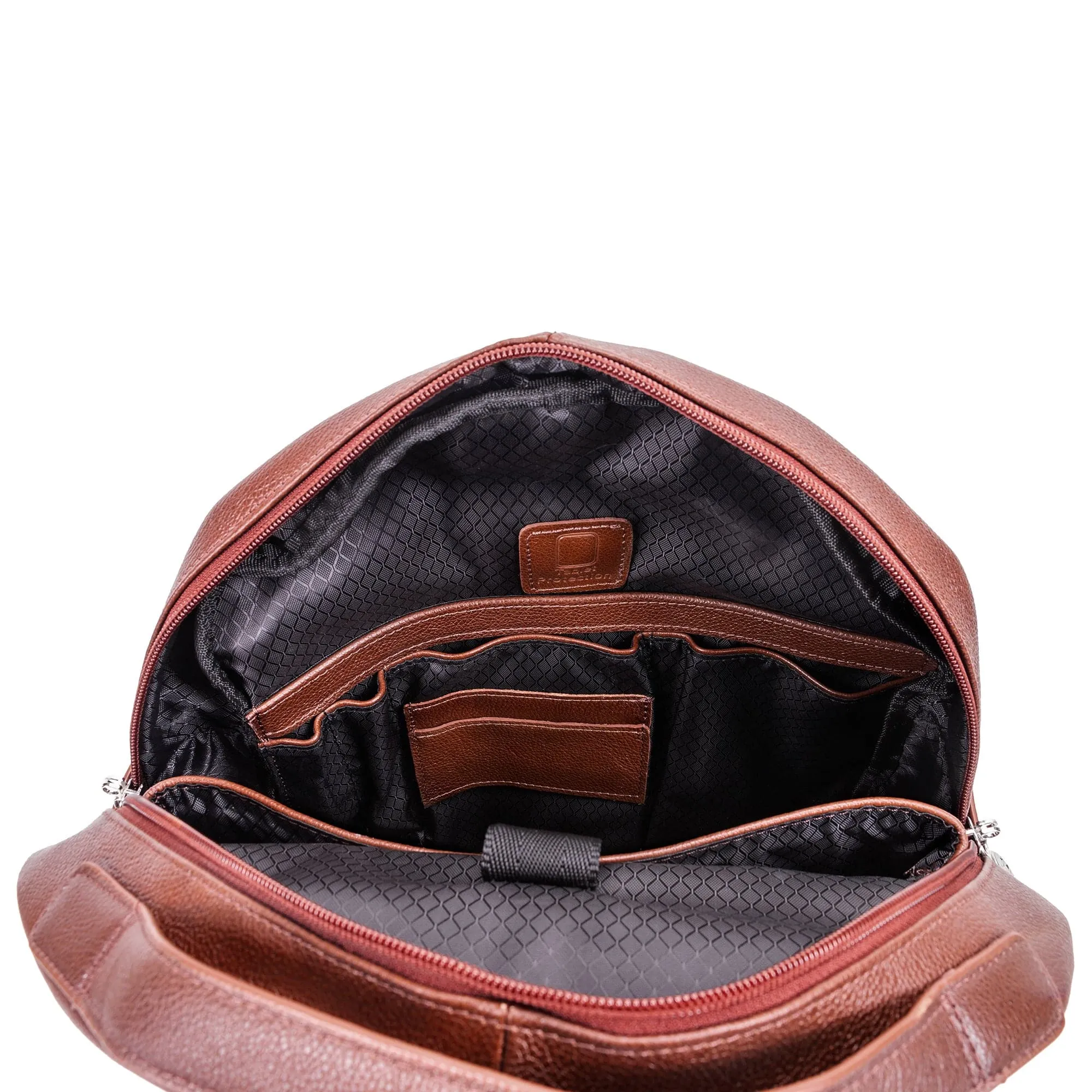 McKlein U Series Oakland 15" Business Casual Laptop and Tablet Leather Backpack