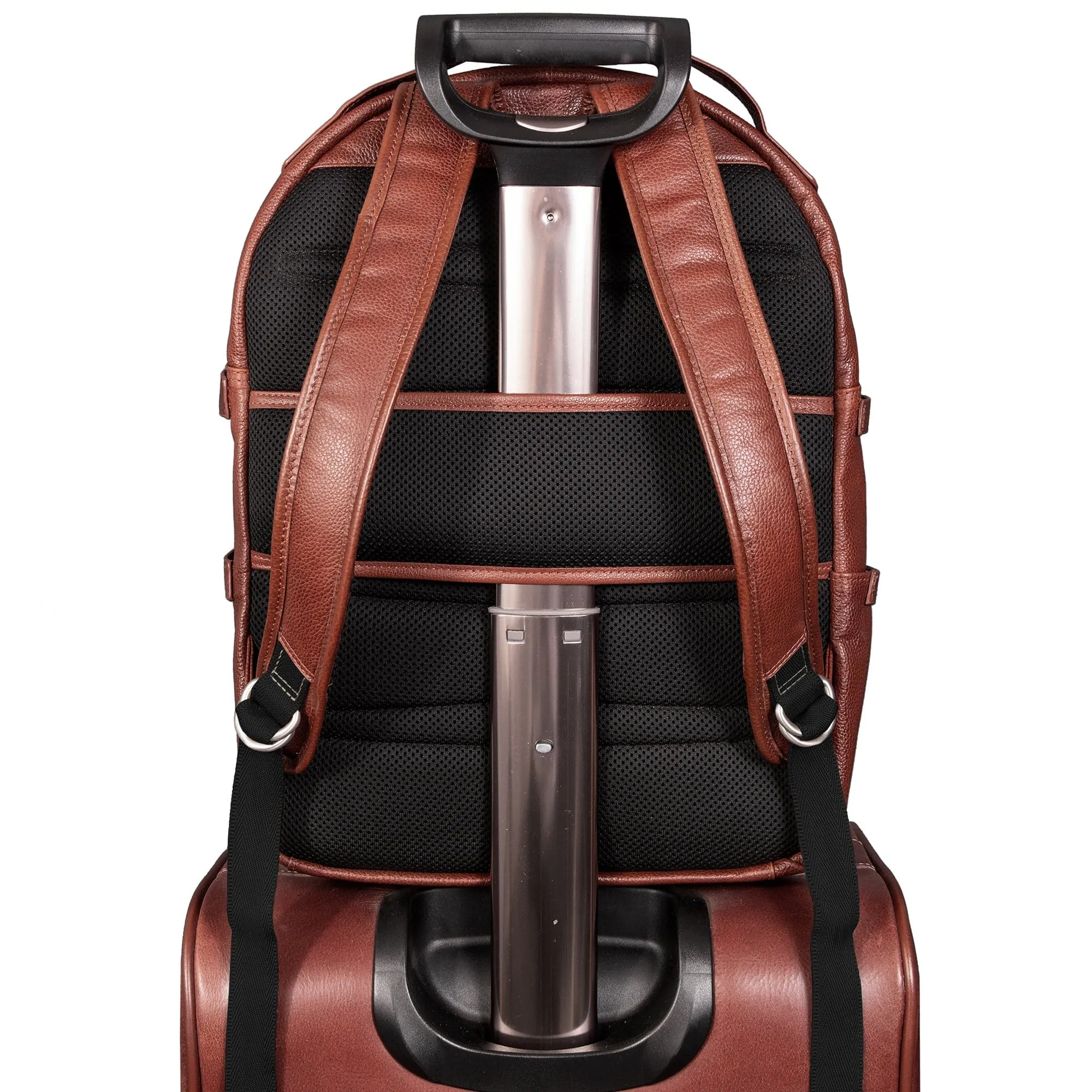 McKlein U Series Oakland 15" Business Casual Laptop and Tablet Leather Backpack
