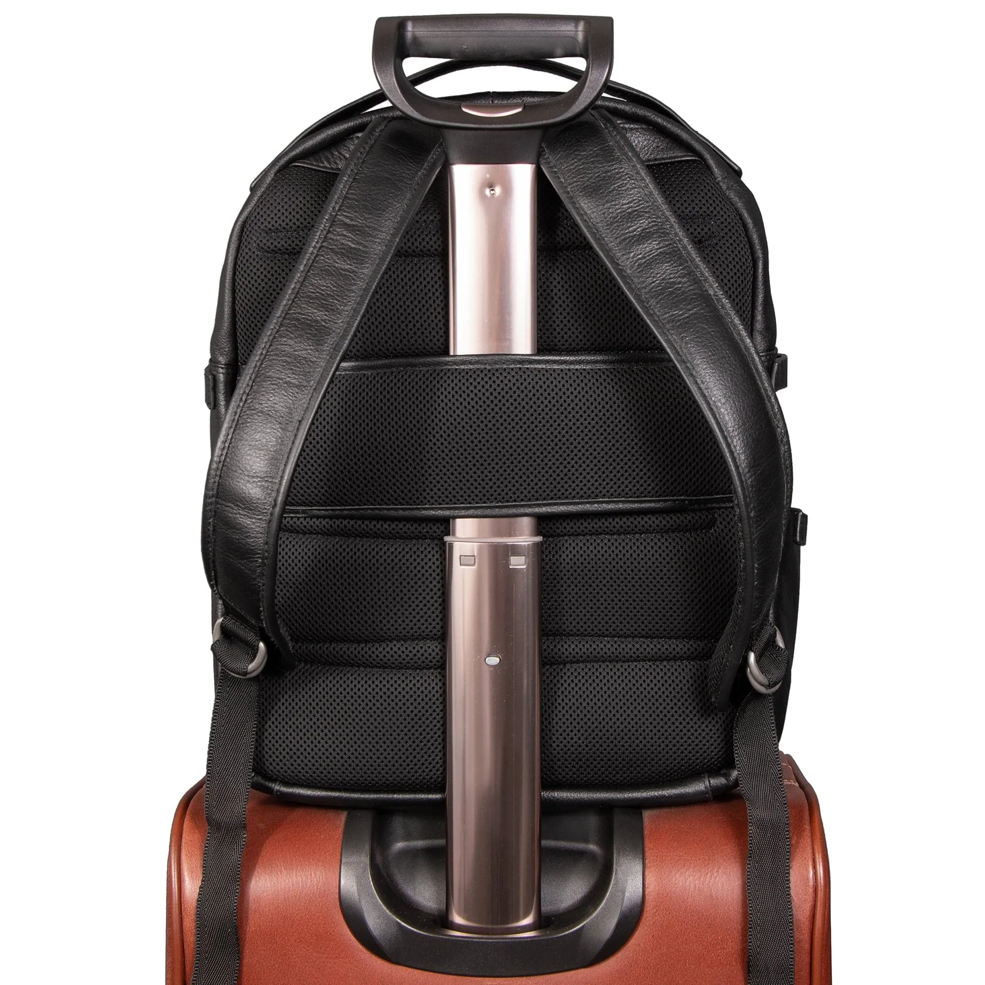 McKlein U Series Oakland 15" Business Casual Laptop and Tablet Leather Backpack