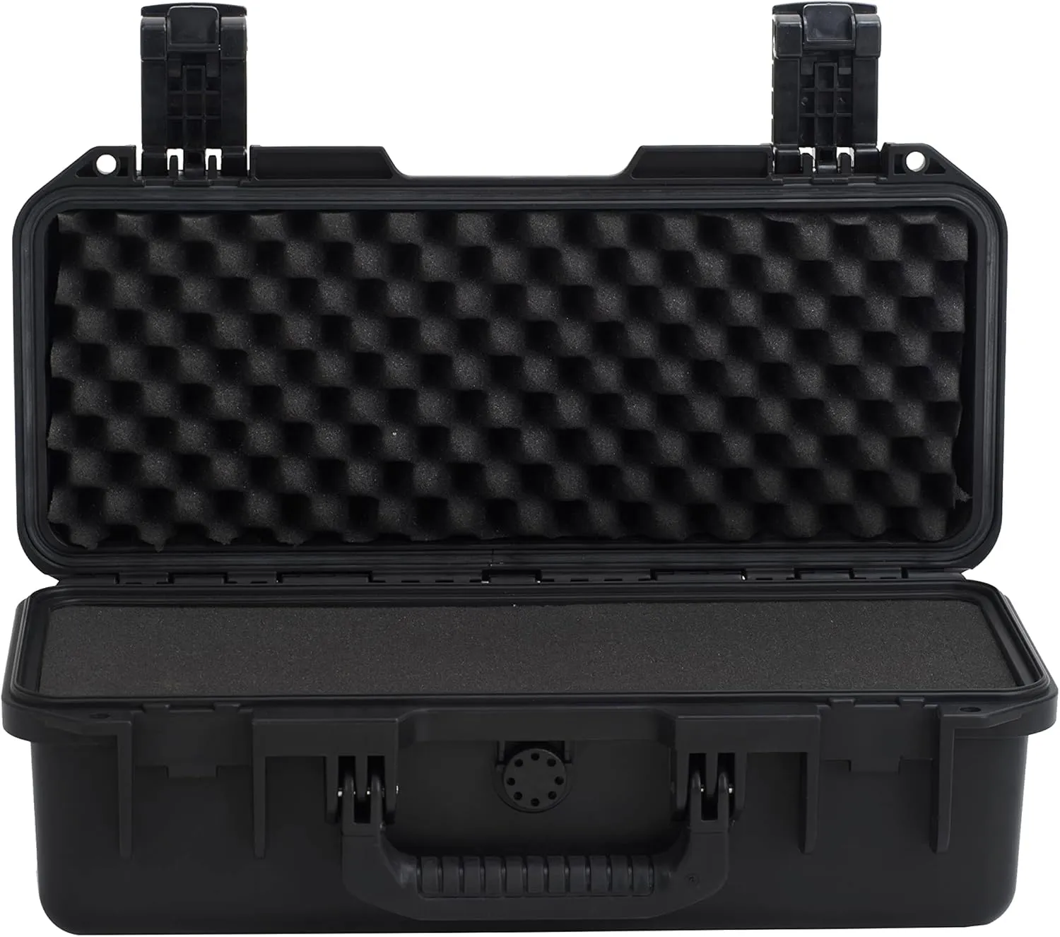 MEIJIA Premium Waterproof Hard Compact Camera Case with customizable fit foam,Full Protection with Light&Convenient Design,18.3"x8.4"x6.7",Elegant Black