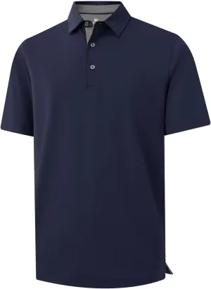 Men's Casual Polo Shirt Short Sleeve Mercerized Cotton Blend Breathable Stretch Classic Fit Business Collared Shirts