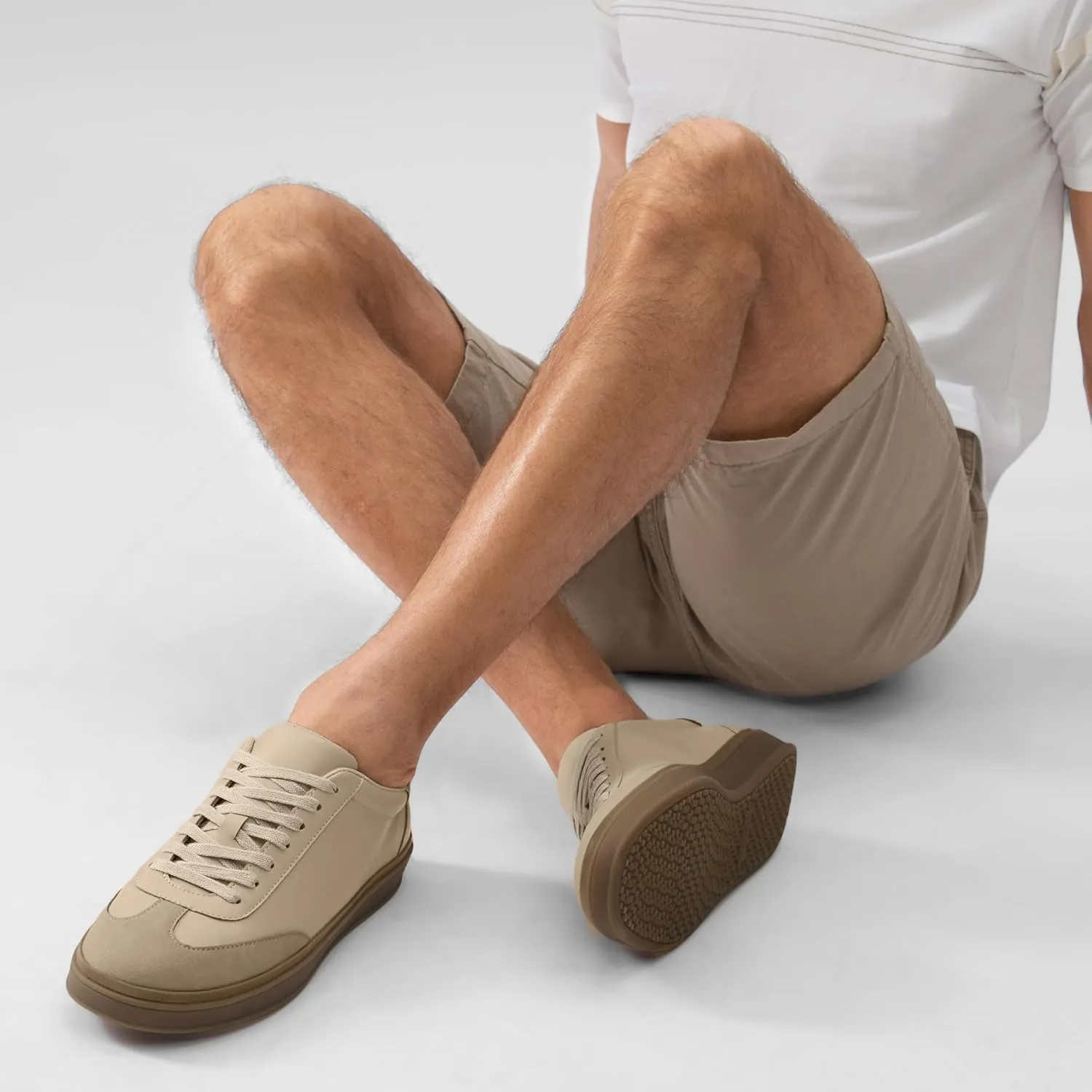 Mens Casual Shoes Business Dress Sneakers Classic Lace-up Walking Shoe