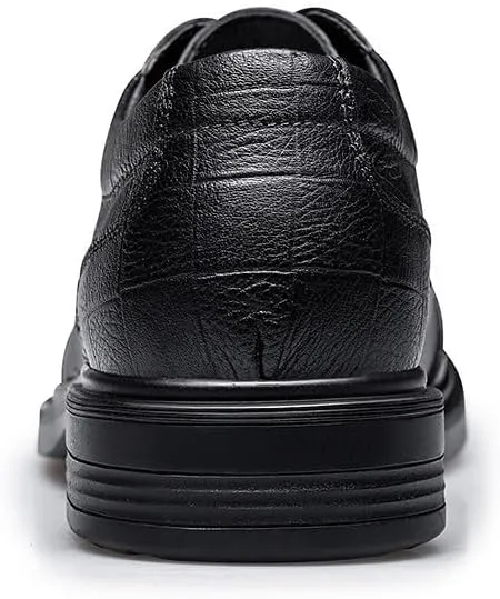 Men's Casual Wedding Oxford Shoes Men Classic Pointed Toe Tuxedo Derby Shoes Comfortable Lace Up Loafers for Men