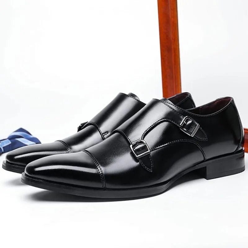 Men's Dress Shoes Formal Business Classic Lace Up Wingtip Oxford Shoe