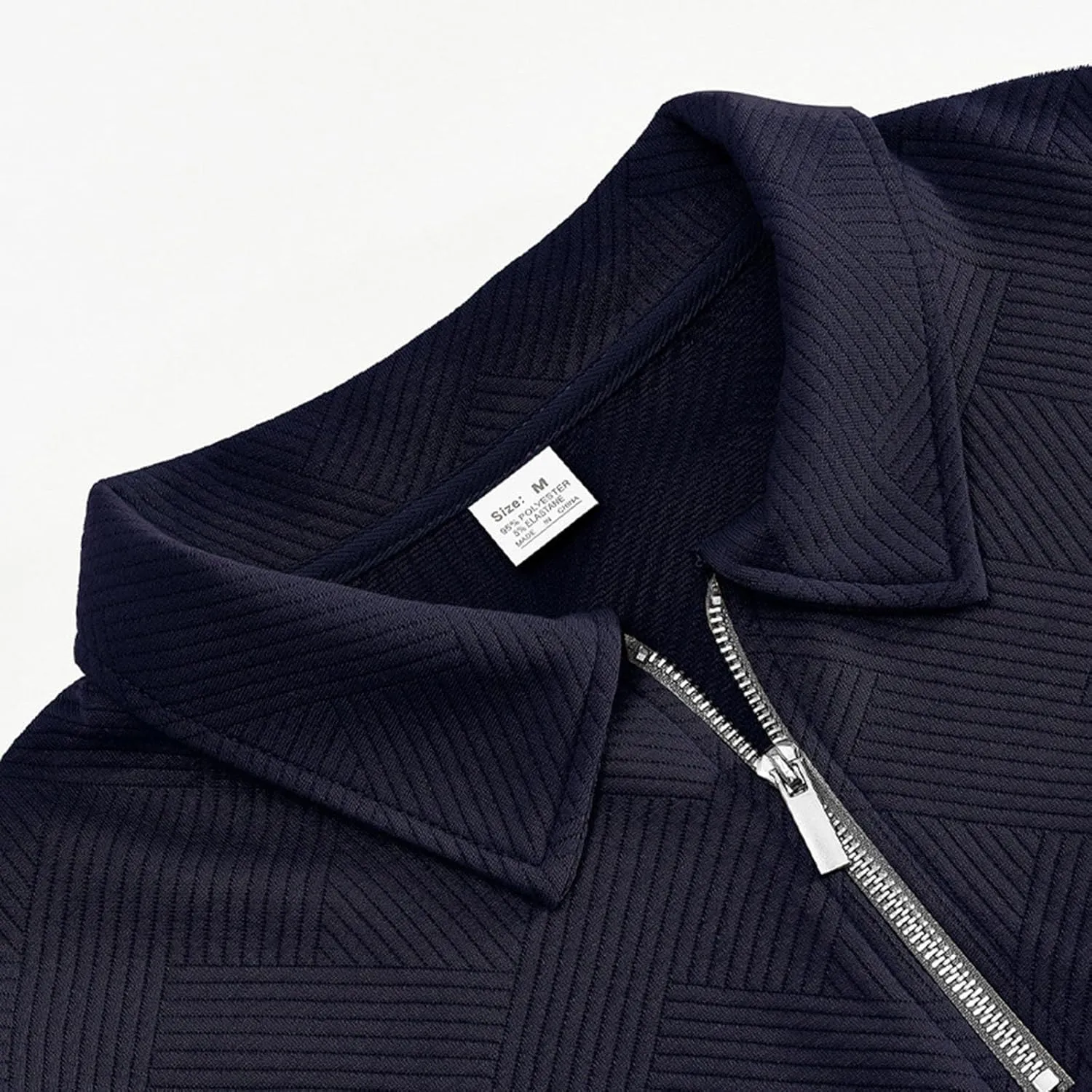 Men's Quarter Zip Shirts Classic Business Golf Polo Shirts for Men Spring Casual Basic Trendy 2025 Pullover