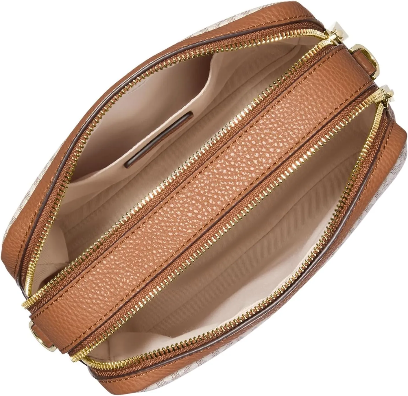 Michael Kors Bryant Medium Double Zip Chain Camera Crossbody Bag