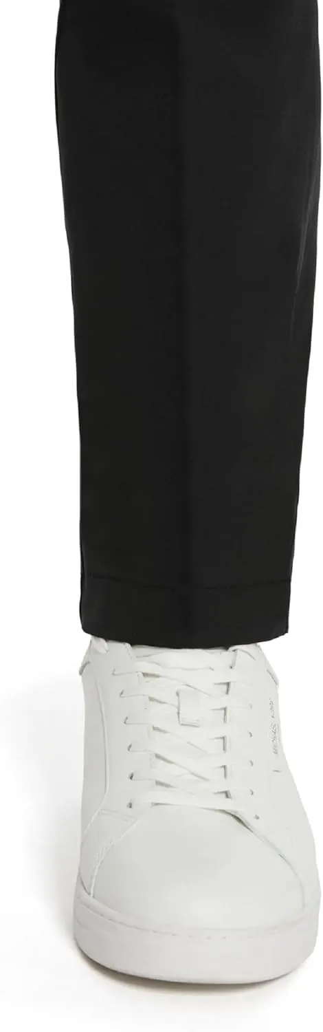 Michael Kors Men’s Bedford Classic Fit Dress Pants | Stretch Fabric Chino Pant | Kahki Pant for Business & Casual Wear