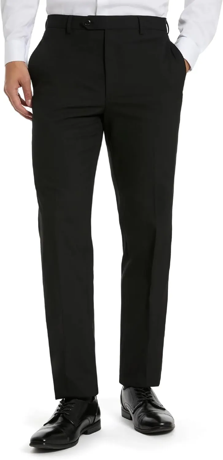 Michael Kors Men’s Newbury Classic Fit Dress Pants | Stretch Fabric Chino Pant | Kahki Pant for Business & Casual Wear
