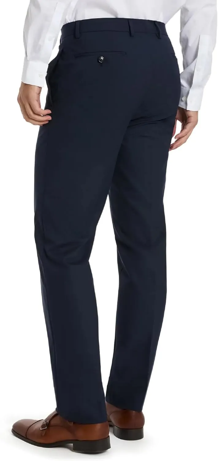 Michael Kors Men’s Newbury Classic Fit Dress Pants | Stretch Fabric Chino Pant | Kahki Pant for Business & Casual Wear