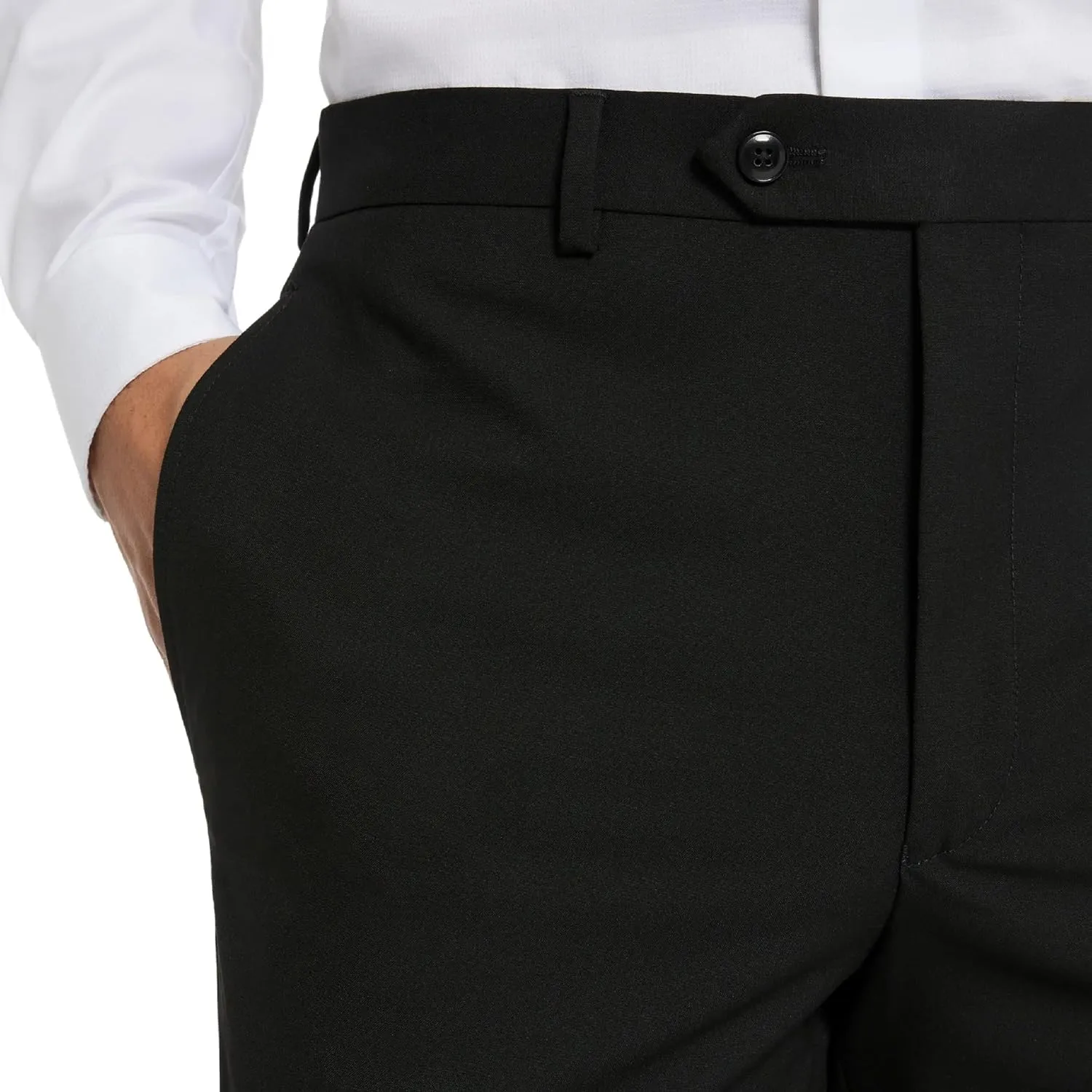 Michael Kors Men’s Newbury Classic Fit Dress Pants | Stretch Fabric Chino Pant | Kahki Pant for Business & Casual Wear