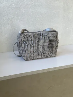 Millie Bag Ruched Silver