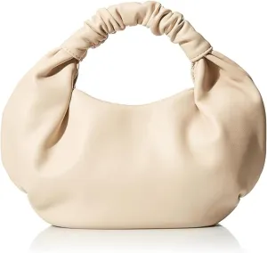 Mini Clutch Purses for Women Soft Leather Hobo Tote Bags for Women Small Handbags Cloud-Shaped Top Handle Dumpling Bag
