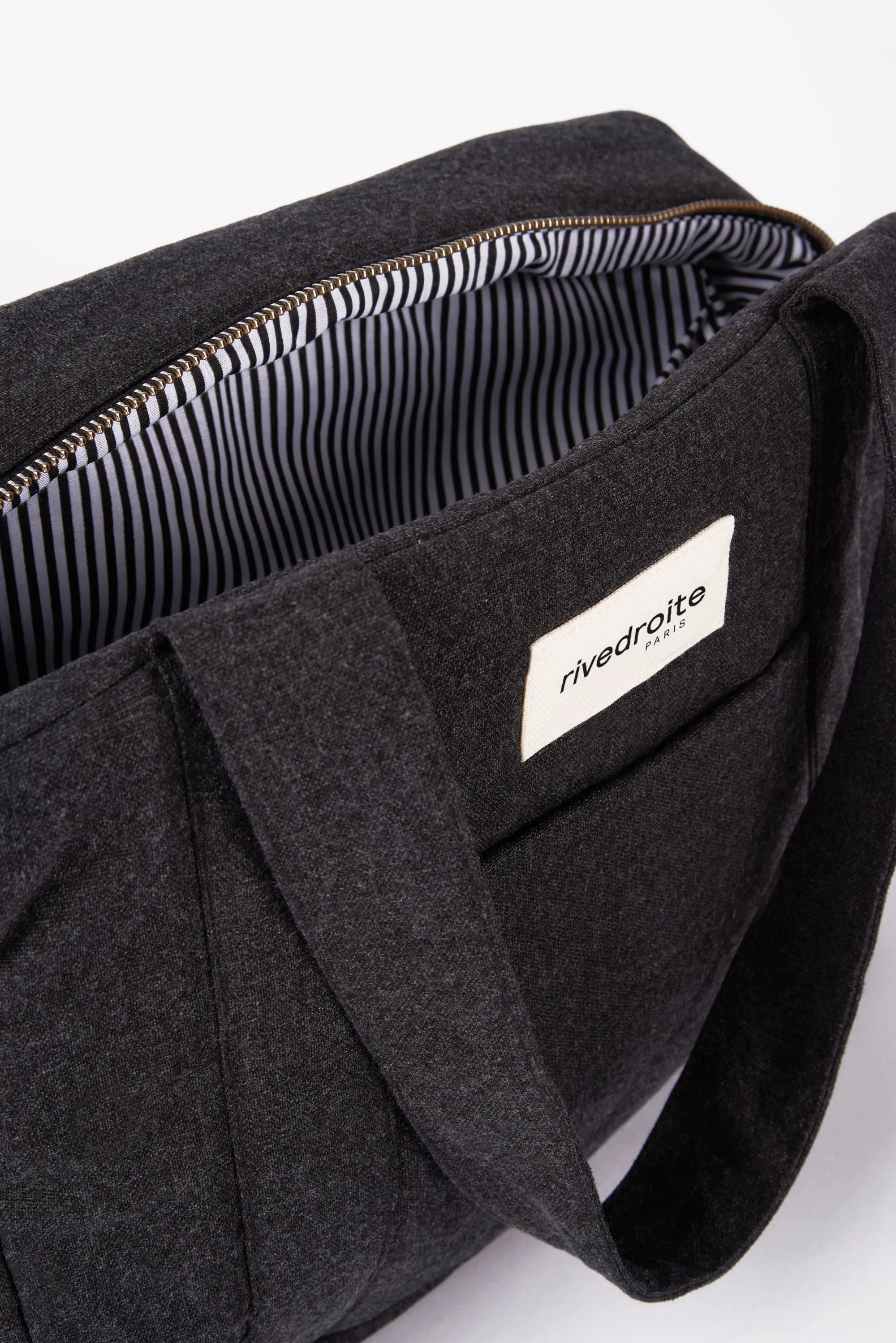 Mini Darcy the anti diaper bag - Recycled cotton Black
