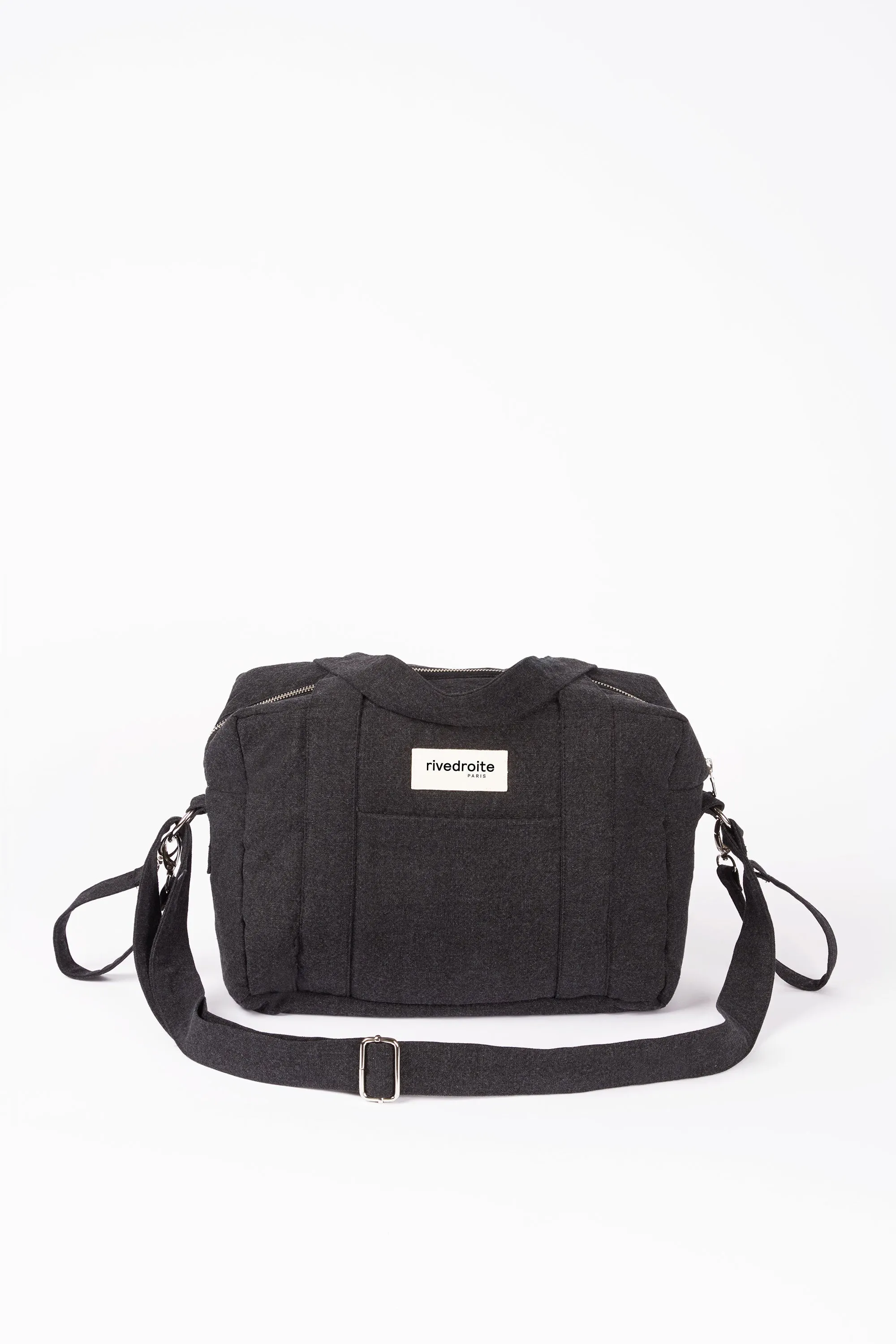 Mini Darcy the anti diaper bag - Recycled cotton Black
