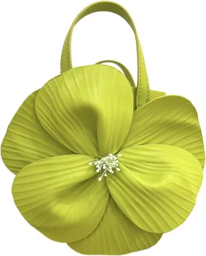 Mini Flower Evening Purse Floral Clutch Purses for Women PU Leather Evening Handbag with Chain Wedding Party Prom