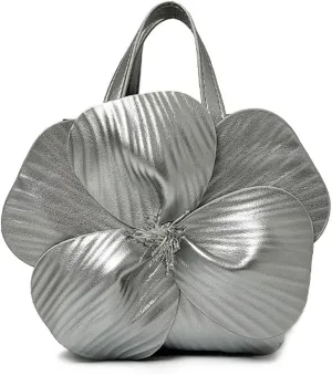 Mini Flower Evening Purse Floral Clutch Purses for Women PU Leather Evening Handbag with Chain Wedding Party Prom