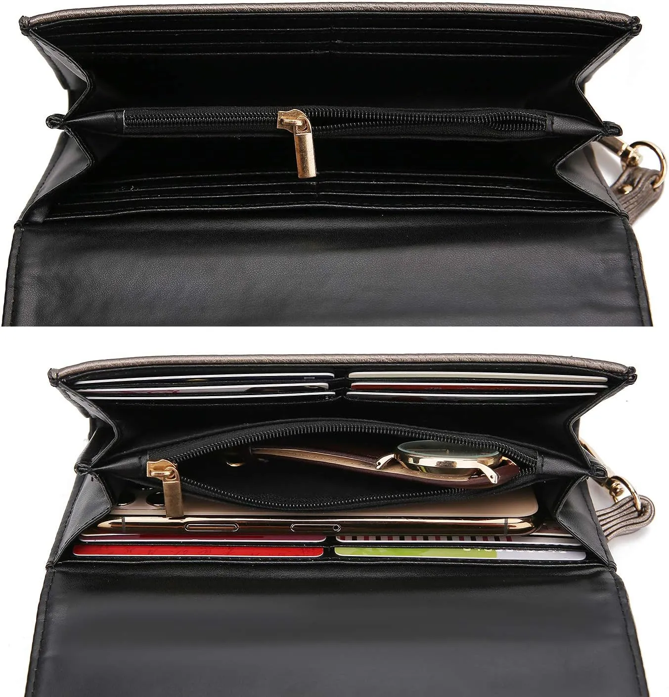 MKF Collection Hobo Bag for Women & Wristlet Wallet, Vegan Leather Shoulder Bag Handbag Purse by Mia K.